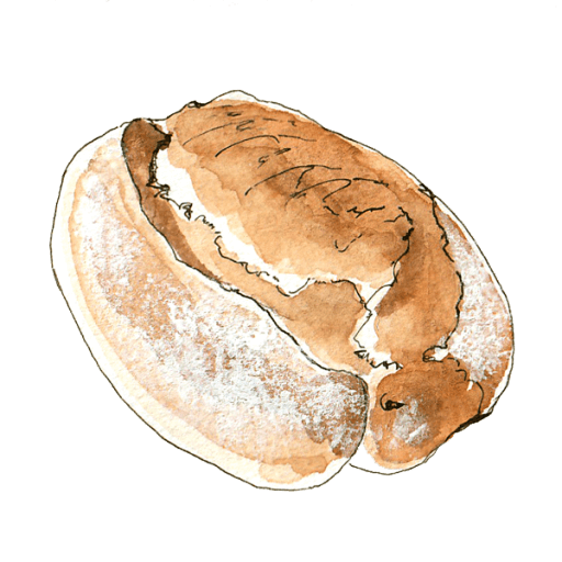 haluta ( ハルタ ) 上田のパン_BRODイラスト