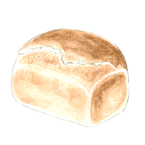 haluta ( ハルタ ) 上田のパン_FRANSKBRODイラスト